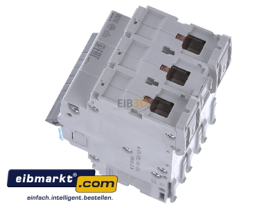 View top right Hager NBN316 Miniature circuit breaker 3-p B16A
