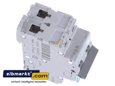 View top left Hager NBN516 Miniature circuit breaker 2-p B16A
