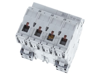 Ansicht oben hinten Hager NBN625 Leitungsschutzschalter 3pol.+N,B-25A,10kA 