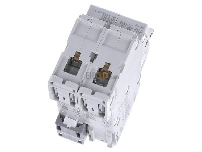 Top rear view Hager NCN250 Miniature circuit breaker 2-p C50A 
