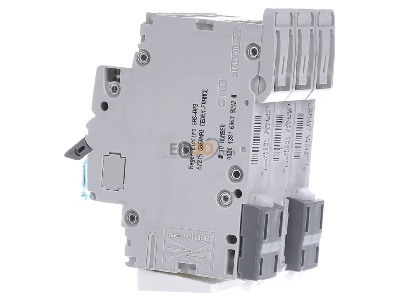View on the right Hager NCN316 Miniature circuit breaker 3-p C16A 
