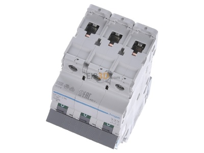 View up front Hager NCN316 Miniature circuit breaker 3-p C16A 
