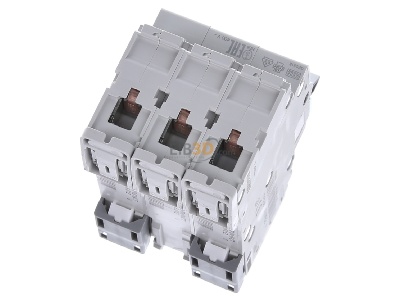 Top rear view Hager NCN316 Miniature circuit breaker 3-p C16A 
