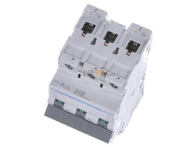 View up front Hager NCN320 Miniature circuit breaker 3-p C20A 
