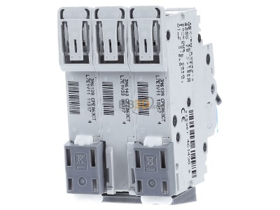 Ansicht hinten Hager NCN363 Leitungsschutzschalter 3pol.,C-63A,10kA,3M 