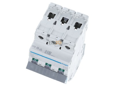 Ansicht oben vorne Hager NCN363 Leitungsschutzschalter 3pol.,C-63A,10kA,3M 
