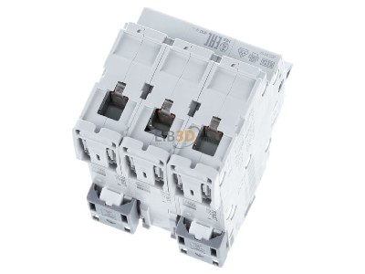 Ansicht oben hinten Hager NCN363 Leitungsschutzschalter 3pol.,C-63A,10kA,3M 