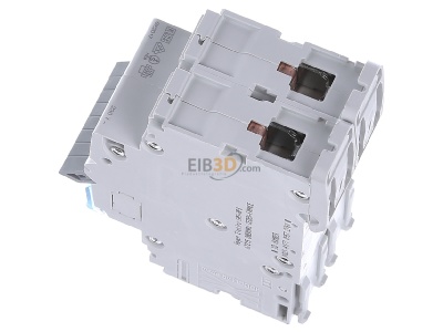 View top right Hager NCN516 Miniature circuit breaker 2-p C16A 
