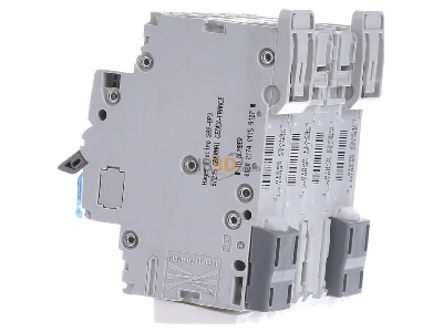 View on the right Hager NCN616 Miniature circuit breaker 4-p C16A 
