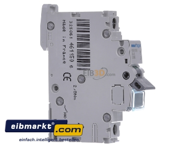View on the left Hager NDN140 Miniature circuit breaker 1-p D40A
