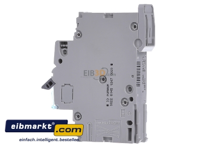 View on the right Hager NDN140 Miniature circuit breaker 1-p D40A

