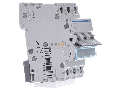 View on the left Hager NDN316 Miniature circuit breaker 3-p D16A 
