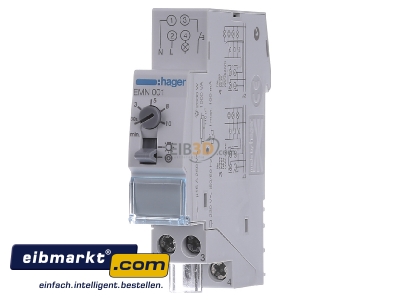 Frontansicht Hager EMN001 Treppenlichtzeitschalter 
