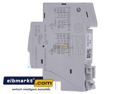 Ansicht rechts Hager EMN001 Treppenlichtzeitschalter 