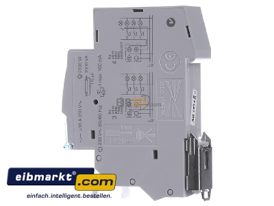 Ansicht rechts Hager EMS005 Treppenlichtzeitschalter Multifunktion 
