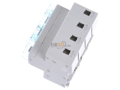 View top right Hager HTN625E Selective mains circuit breaker 4-p 25A 
