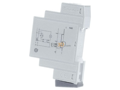 View on the right Finder 13.81.8.230.0000 Latching relay 230V AC 
