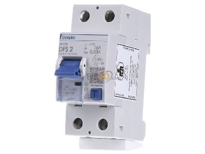 Front view Doepke DFS2 016-2/0,03-A Residual current breaker 2-p 16/0,03A 
