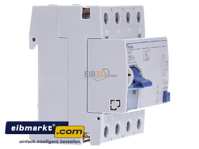 View on the left Doepke DFS4 063-4/0,03-A Residual current breaker 4-p 63/0,03A
