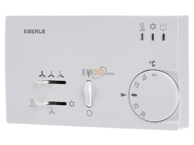 Frontansicht Eberle KLR-E 7004 Klimaregler 