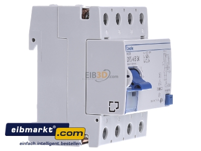 View on the left Doepke DFS4 063-4/0,50-B SK Residual current breaker 4-p 63/0,5A 
