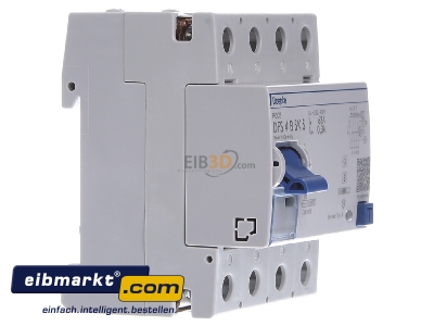 View on the left Doepke 09146999 Residual current breaker 4-p 63/0,3A
