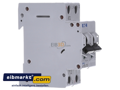 View on the left Eaton (Moeller) FAZ-C3/2-DC Miniature circuit breaker 2-p C3A
