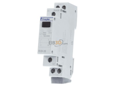 Front view Doepke RS 024-200 Latching relay 24V AC 
