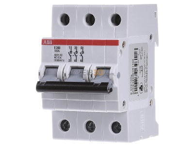 Front view ABB E203/100G Switch for distribution board 100A 
