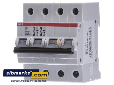 Front view ABB Stotz S&J E204/63G Switch for distribution board 63A 
