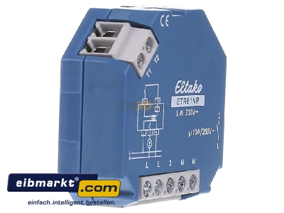 View on the left Eltako ETR61NP-230V+FK Isolator relay venetian blind 10A
