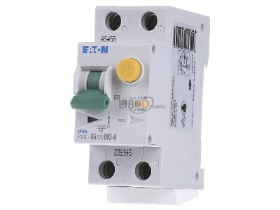 Front view Eaton PXK-B6/1N/003-A Earth leakage circuit breaker B6/0,03A 
