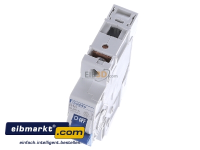 View up front Doepke DLS 6H B10-1 6 kA Miniature circuit breaker 1-p B10A
