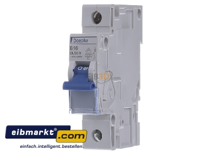 Front view Doepke DLS 6H B16-1 6kA Miniature circuit breaker 1-p B16A
