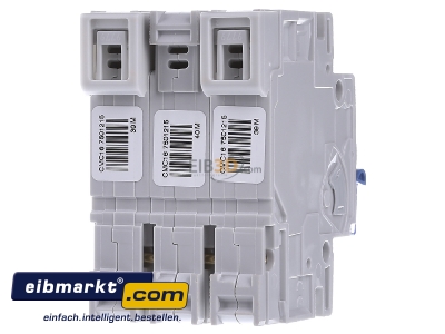 Back view Doepke DLS 6H C16-3 6 kA Miniature circuit breaker 3-p C16A
