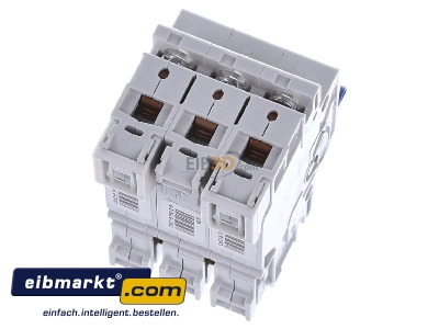 Top rear view Doepke DLS 6H C16-3 6 kA Miniature circuit breaker 3-p C16A
