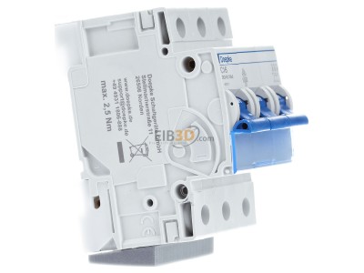View on the left Doepke DLS 6I C16-3 10 kA Miniature circuit breaker 3-p C16A 
