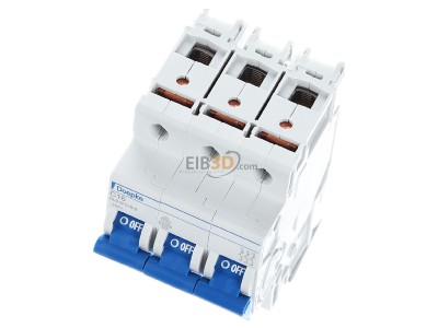 View up front Doepke DLS 6I C16-3 10 kA Miniature circuit breaker 3-p C16A 
