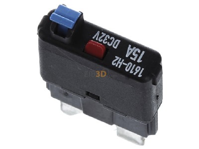 Top rear view ETA 1610-H2-15A Blade fuse 15A 
