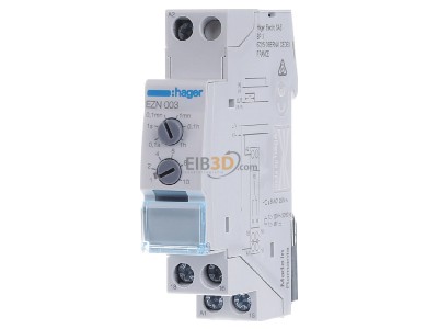 Front view Hager EZN003 Time relay 230VAC 
