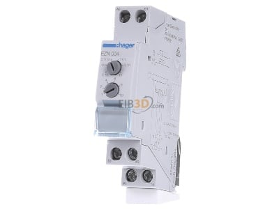 Front view Hager EZN004 Time relay 230VAC 
