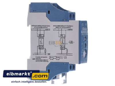 Ansicht links Eltako EAW12DX-UC Zeitrelais 