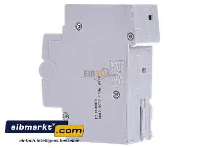View on the right Hager ADA560D Earth leakage circuit breaker C10/0,03A
