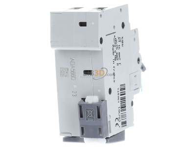 Back view Hager ADA566D Earth leakage circuit breaker C16/0,03A 
