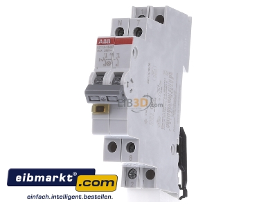 Frontansicht ABB Stotz S&J 2CCA703110R0001 Ausschalter LED gelb E211X-16-20