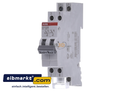 Front view ABB Stotz S&J E213-16-002 Two-way switch for distribution board
