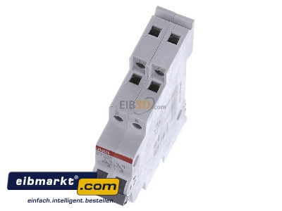 View up front ABB Stotz S&J E213-16-002 Two-way switch for distribution board
