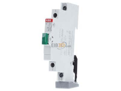 Front view ABB E215-16-11D Push button for distribution board 
