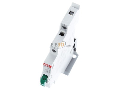 View up front ABB E215-16-11D Push button for distribution board 
