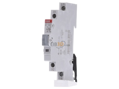 Front view ABB E217-16-01B Push button for distribution board 
